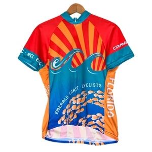 Crave cycling jersey Emerald Coast Cyclists Size Medium